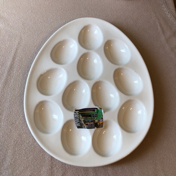 R. Home. Easter Egg Platter. Made in Portugal. - Picture 2 of 4